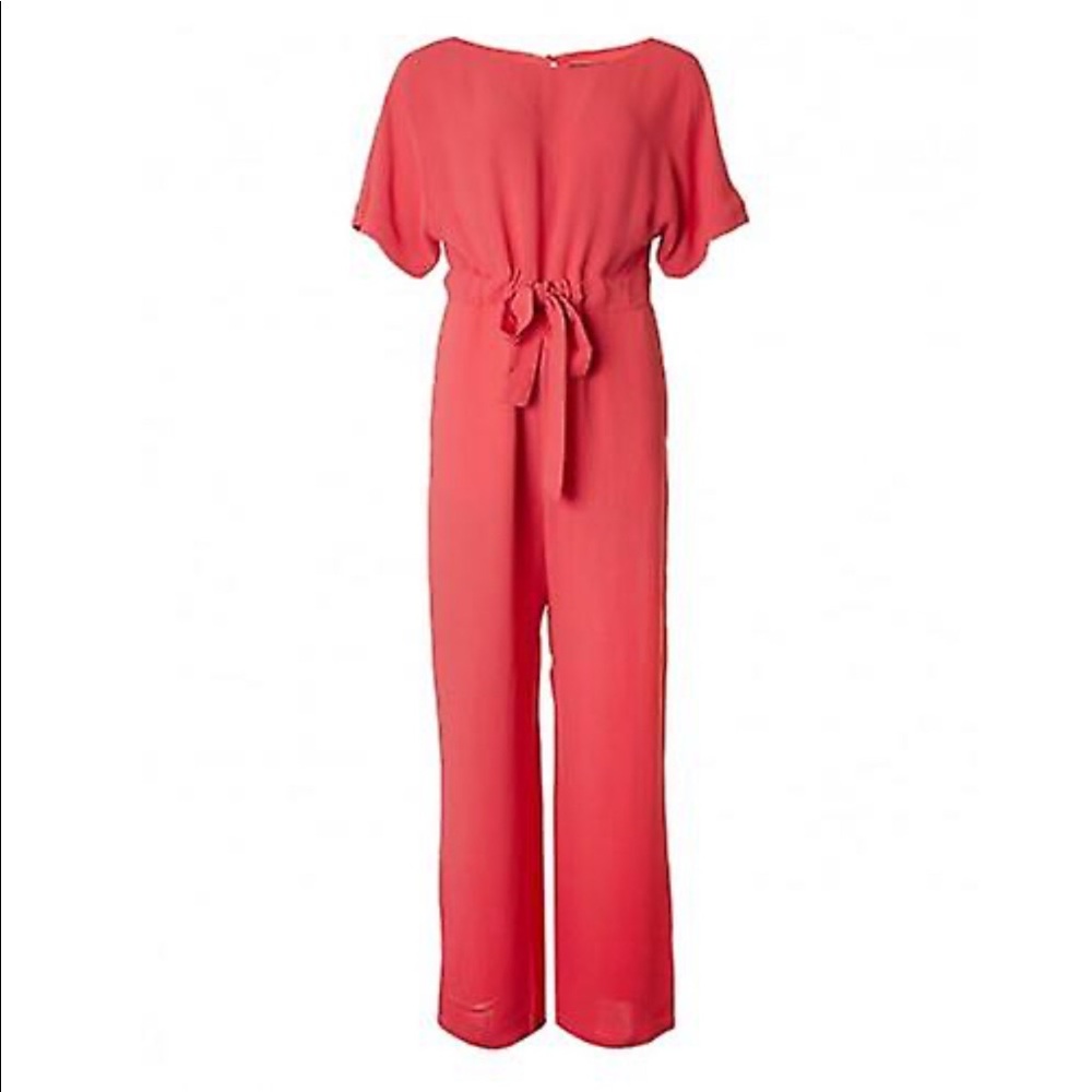 French Connection Crepe Long Jumpsuit Size 8